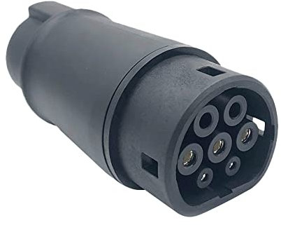 Riloer 1x Auto-Ladegerät-Adapter, Schutzart IP 54, J1772 EV-Adapter EV-Ladegerät-Typ