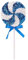 Christmas Concepts® 360mm (14,2) Giant Sparkly Sequin Lollipop Christmas Decoration – Christmas Tree Ornaments – Royal Blue