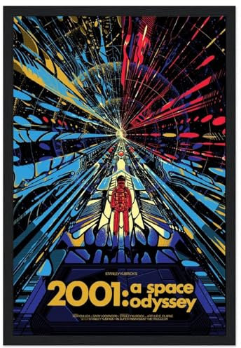 MUTYNE 2001 A Space Odyssey Poster Dekorative Malerei Leinwand Wandkunst Wohnzimmer Poster Schlafzimmer Malerei 08x12inch(20x30cm)