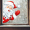 Wandtattoo Loft Fensterbilder Weihnachten mit winkenden Weihnachtsmann, links – Wiederverwendbar – A2 Bogen – Weihnachstdeko Fenster Kinderzimmer, Weihnachtsbilder Fenster, Fensterbild Winter