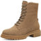 Tamaris Damen Warmfutter Stiefel Leder bequem; CAMEL, EU 42