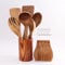 Lacers PurpleLine 14-teiliges Kochlöffel-Set aus Akazienholz | Kochbesteck | Kochutensilien | Pfannenwender Holzlöffel Nudelschöpfer – nachhaltige Küchenhelfer, ergonomisch, robust, hitzebeständig