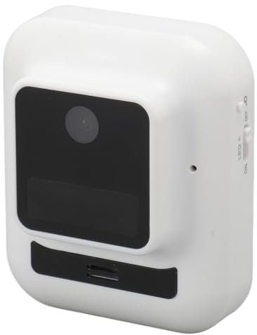 CCYLEZ Drahtlose WLAN-Kamera mit Echtzeitalarm, Zwei-Wege-Anruf, Nachtsicht, Magnetischer Installation, Innenkamera für Haustier- und Sicherheitsüberwachung