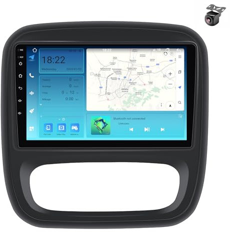 Android 13 Car Radio para Renault Trafic 3 para Opel Vivaro B 2014-2021 2 DIN de Coche NAVEGACIÓN con Pantalla Táctil 9 Pulgadas Reproductor Multimedia Autoradio FM SWC Carplay (M300S 8core 4+32G)