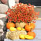 SOMYTING Kunstblumen Herbst 8 Bündel künstliche Blumen Herbst Dekoration, Künstliche Blumen Herbst Balkonpflanzen Seidenblumen Herbstzweige Herbstdeko für Drinnen Draußen Garten Tisch