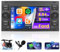 Hikity 8 Cœurs 4G 64G Autoradio pour Ford Transit Focus Fiesta Mondeo S-Max sans Fil Carplay Android Auto, 7'' Écran Tactile Android Radio Bluetooth 5.0 GPS WiFi FM RDS 32EQ DSP MIC AHD Caméra