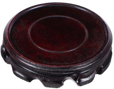 Holibanna Vases À Base En Bois Présentoir À Théière En Bois Supports À Vases Pour Présentation Présentoir À Vase En Bois Présentoir À Théière Chinoise Base De Présentation En Bois Support