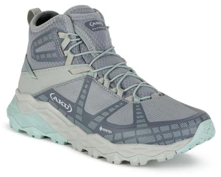 AKU Flyrock Mid GTX W's, Scarpa da Trekking Donna (Light Violet/Aqua, Sistema Taglie Calzature EU, Adulto, Numero, Media, 38)