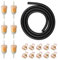 Benzinschlauch, Benzinfilter 6mm, 6 Kraftstofffilter 6mm, 2 Meter Benzinschlauch, 10 Schlauchschellen, Für Rasenmäher, Auto, Motorrad, Lkw, Benzin Kraftstofffilter Für Auto Motorrad