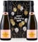 Veuve Clicquot Rose Champagne, Happy Birthday Twin Gift Box (Case of 2, 75cl) 12.5% abv