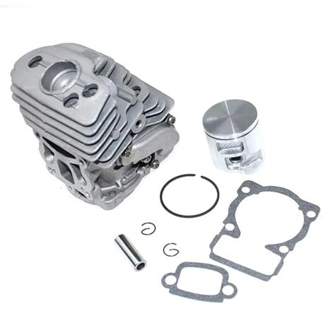 NKCVEZBW Kit Piston Cylindre 43 mm Compatible avec T97C, Compatible avec Husqvarna 545, 545XP, 550, 550XP, 550XPG, 577764706, 577764708, 577764707. Accessoires for tronçonneuses.