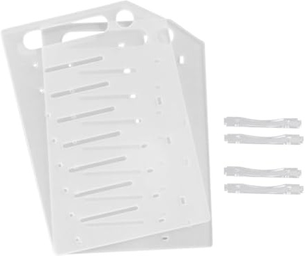 WESIEVYA 3.5 Inch Hard Drive Rack Hard Drive Tray Acrylic 8 Layer Multi-layer Structure Convenient Installation for Computer Case
