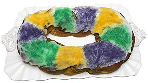 Creole Foods New Orleans Mardi Gras King Cake Kit(Traditional),1 Count(Pack of 1)