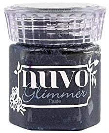 Nuvo Glimmer Paste 1.7oz-Nebulosity Black -NGP-1551