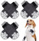 PUPTECK Hundesocken Pfotenschutz Anti Rutsch Outdoor Indoor 3 Paar, Hundeschuhe für kleine, mittlere, große Hunde, Sommer Hitzeschutz Pfoten Schutz Pads mit Griffen für ältere Hunde Hartholzböden