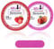 50PCS Nail Polish Remover Pads, Gel Nail Wipes Nail Paint Remover Nail Varnish Remover Pads Easy to Carry Instant Removal Nail Wipes (Strawberry, Peach)