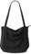 Funtlend Damen Cord Tasche Groß Umhängetasche aus Shopper Schultertasche Crossbody Kord mit Elastizität für Arbeit Büro Einkaufen Schule-40 * 40 * 23cm
