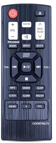 GOUYESHO Mando a Distancia de Repuesto COV30748175 para LG Micro Hi-Fi Audio System CM2460 CM2460DAB CMS2460F CM2440 XA14 XA14-D0U para LG