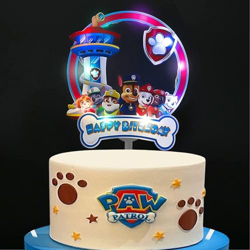 Tortendeko Geburtstag, Cupcake Topper, Kuchendeko, Glitzer Cake Topper, Torten Deko für Kinder Party, Geeignet als Geburtstagsdekoration für Jungen und Mädchen