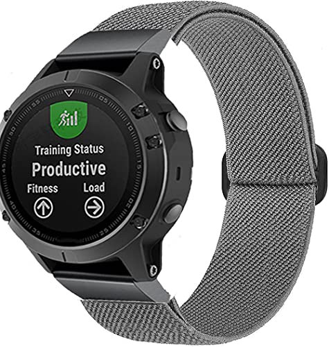 CYSUE Cinturino da 22 mm e 26 mm Quick Easyfit per Garmin Smart Watch Fenix 7X 7 Fenix 6X 6 Pro Band Fenix 5X 5 Plus bracciale Fenix 3 HR, For Fenix 7, Agata