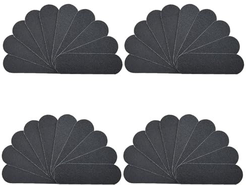 40Pcs Foot File Replacement Pads Corse & Fine Stainless Steel Foot File Refills 1.7x5.3'' Callus Cuticle Hard Dead Skin Remover Sandpaper Pads Pedicure Tools for Feet