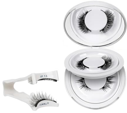Magnetic Eyelashes with Applicator lash kit, No Glue Needed Fake Lashes - Natural Looking Magnetic Lashes, Easy to Apply & Remove Lash Kit (2 Pairs Magnetics Eyelash Kit B+D)