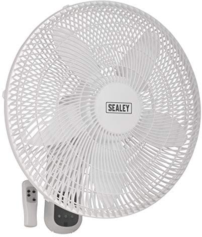 Sealey Swf18Wr Wall Fan 3-Speed 18 With Remote Control 230V