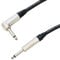 TOUR GRADE Angled Jack to Jack Speaker Lead. Van Damme Cable. Guitar Amp/Head (15m)