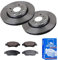 Bremsen Set Bremsscheiben Ø247 Belüftet Beläge für Citroen C1 Toyota Aygo xB1x