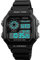 TONSHEN Herrenuhr 50M Wasserdicht Sportuhr LED Elektronik Digitaluhr Outdoor Militär Multifunktional Plastik Uhren und Kautschuk Band Armbanduhr (Schwarz)