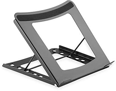 DIGITUS Notebook stand - Adjustable in 5 positions - For 10-inch to 15-inch laptops - Robust steel - Black