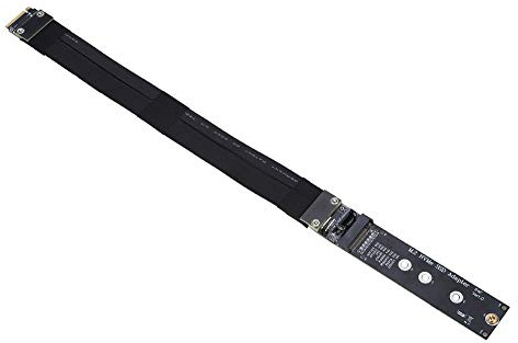 ASHATA Solid State Drive Extension Cable for PCI-E 3.0 x4 Full Speed Extension Cable for M.2 NVMe SSD, 20cm M.2 NVMe SSD