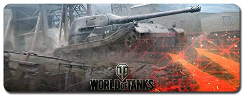 World of Tanks Großes Mauspad - Wasserdicht Und rutschfest (75, 800 * 300 * 3MM/31.5 * 11.7 * 0.12inch)