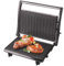Grunkel - Grill sandwichera plancha eléctrica con placas antiadherente - GRL-12 MINI- Sistema abatible adaptable y apertura 180º. Valida como Sandwichera e ideal para panini – Acero inoxidable (800W)