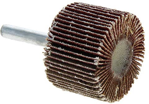 Utoolmart Lamellenschleifscheiben mit Dorn mit 70 mm Schleifkopf, Schleifscheibe, Polieren, Rotationszubehör-Set zum Schleifen, 2 Stück