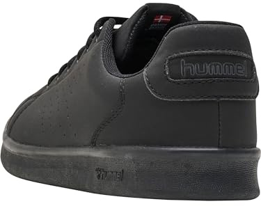 hummel Unisex Busan Synth. Nubuck Sneaker, Schwarz, 36 EU