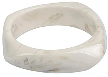 XCSM Brazalete de acrílico de Resina Vintage para Mujeres, niñas, brazaletes Redondos Cuadrados Irregulares geométricos, brazaletes para Bodas, cumpleaños, Festivales de Navidad, joyería de Moda