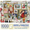Bits and Pieces - 1000 Piece Jigsaw Puzzle for Adults 20' x 27 - Christmas Greetings - 1000 pc Santa Elves Classic Nutcracker Children Jigsaw by Artist Barbara Behr