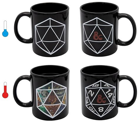 Joytoy 22841 Tasse magique en céramique Motif Donjons & Dragons Capacité 320 ml