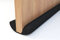 Boudin de porte noir pour portes réglables, double face, bloqueur de bruit de 94 cm, bloqueur de vent plus épais (noir-1)