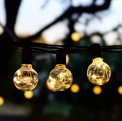 StarryEver G40 Lichterkette Ersatz Lampen, für 18 Farben G40 Glühbirnen - Anschließbare Version