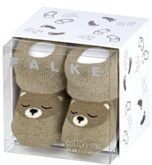 FALKE Unisex Baby Baby Bear Socken atmungsaktive nachhaltige biologische Baumwolle verstärkt warm dick mit Plüsch hautfreundlich bequem komfortabel in Geschenkbox 1 Paar