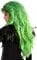 Balinco Perücke Hexe Halloween, Grüne Perücke, Headband Wig, Green Wig, Hexen Kostüm Accessoire, Motto Party Kostüm Zubehör, Karneval, Fasching, Weiberfastnacht