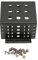 2.5 Hard Drive Caddy Easy Installation Strong and Durable Bracket Space Extension IDE 2.5 Hard Drive Mounting Bracket for SSD (Black)