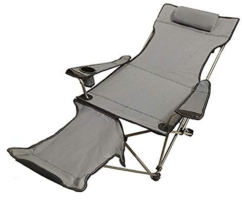 SIGOLY Chaise de Camping Pliante avec accoudoir, Chaise Longue légère avec Repose-Pieds réglable, Fauteuil inclinable Portable pour Pique-Nique de randonnée en Plein air I Double Le Confort Marriage