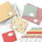 Papierdrachen 6 Bögen Weihnachts Geschenkpapier 70x50cm hochwertig bedruckt - 6 verschiedene Designs auf 100g/m² Papier - Motiv Winterwald - Geschenke stilvoll verpacken