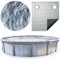 SWIMLINE HYDROTOOLS PCO142036 – Bâche d'hiver très résistante pour piscines Hors Sol | pour piscines ovales de 4,8 x 10,9 m | Taille de la Housse 6 x 10 m | Argent/Noir | Treuil et câble Inclus |
