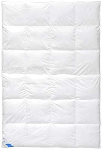 LINEA by böhmerwald - Comfort - kuschlige Daunendecke normal, 220x240, 90% Neue Flauschige Daunen / 10% Federn Klasse 1, Allergiker geeignet, waschbar bis 60 °C, in Deutschland produziert