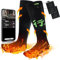 2023 Upgraded Electric Heated Socks, Rechargeable 5000mAh Battery Heated Socks for Men Women Thermal Socks with APP Control, Winter Warm Foot Warmer for Cycling, Skiing, Fishing, Camping, Hiking (M)