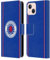 Head Case Designs Funda de piel tipo cartera con licencia oficial de Rangers FC Home 2023/24 compatible con Apple iPhone 13